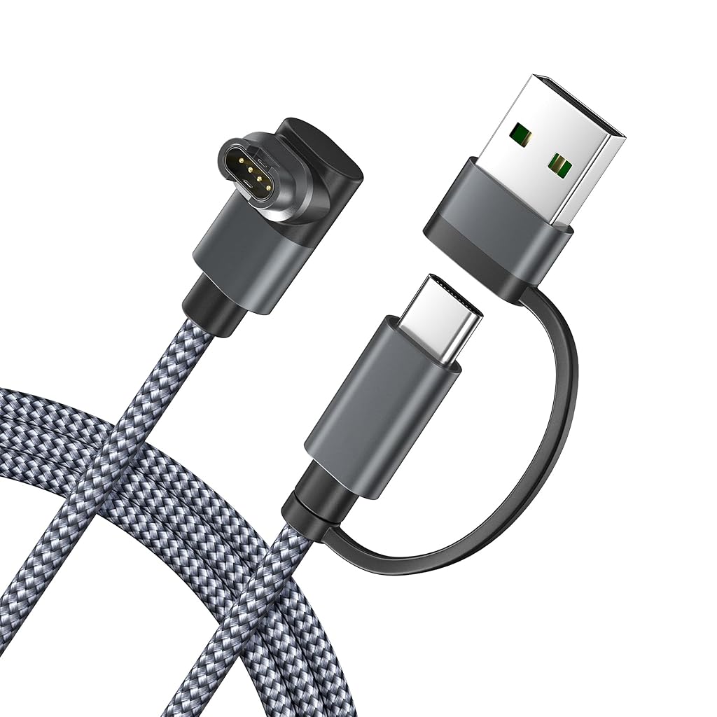 ZORBES® Itramax 2-in-1 Charger Cable for Garmin Watch ZORBES® Itramax 2-in-1 Charger Cable for Garmin Watch